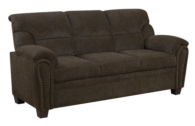 Clementine Casual Brown Sofa
