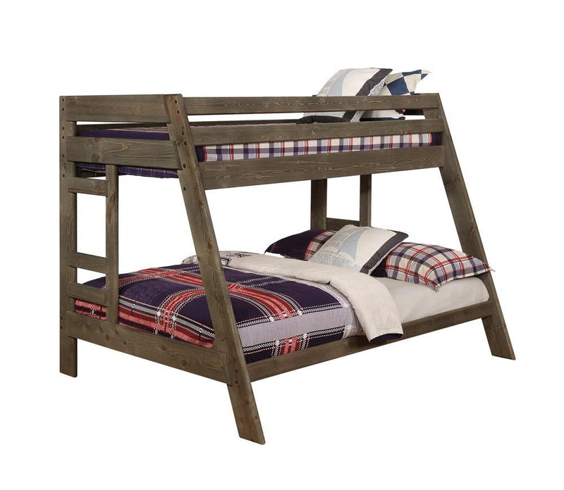 G400831 Wrangle Hill Twin-over-Full Bunk Bed